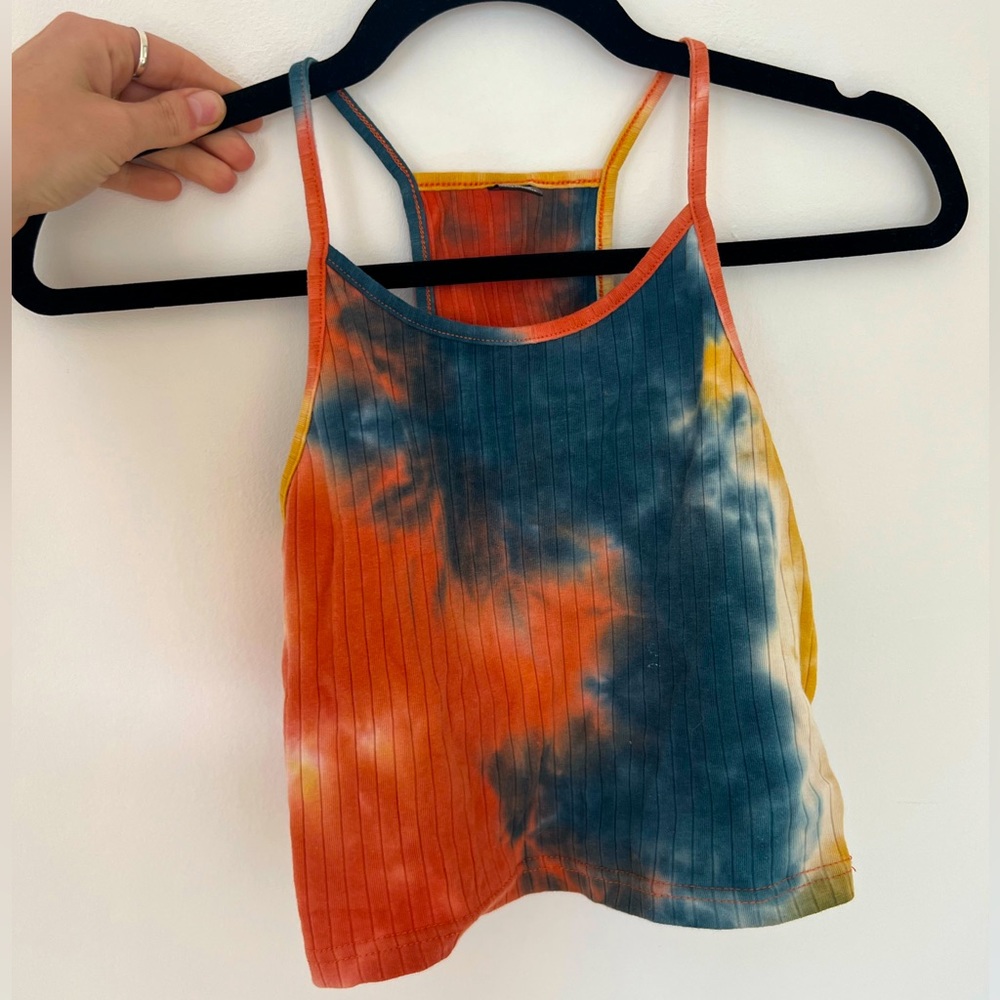 Tie-dye crop top